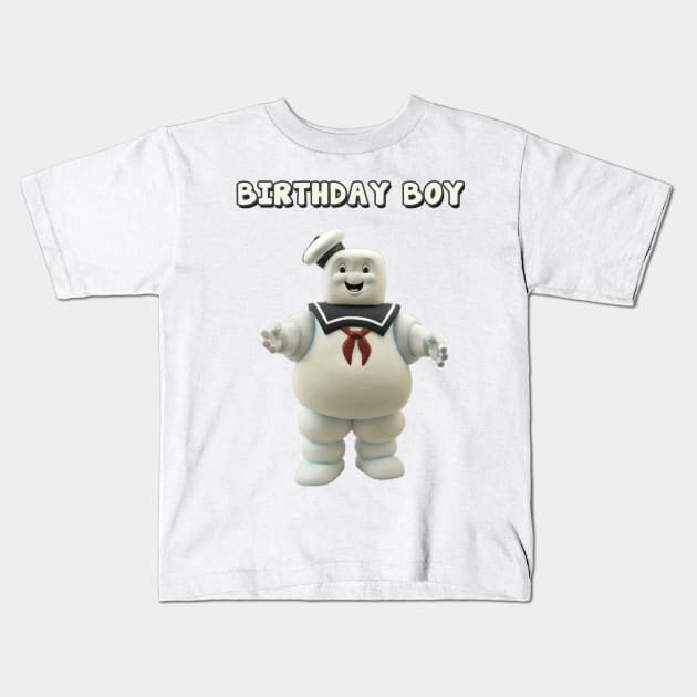 Birthday Boy - Ghostbusters Kids T-Shirt by SusieTeeCreations